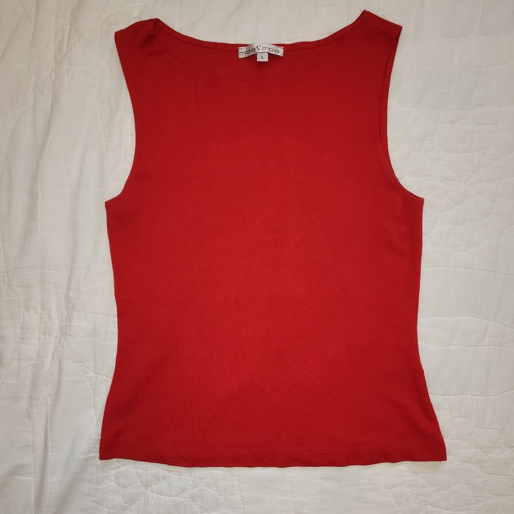 Large Moa Moa red tank